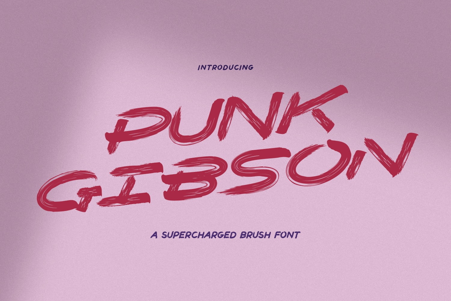 Punk Gibson Brush Font