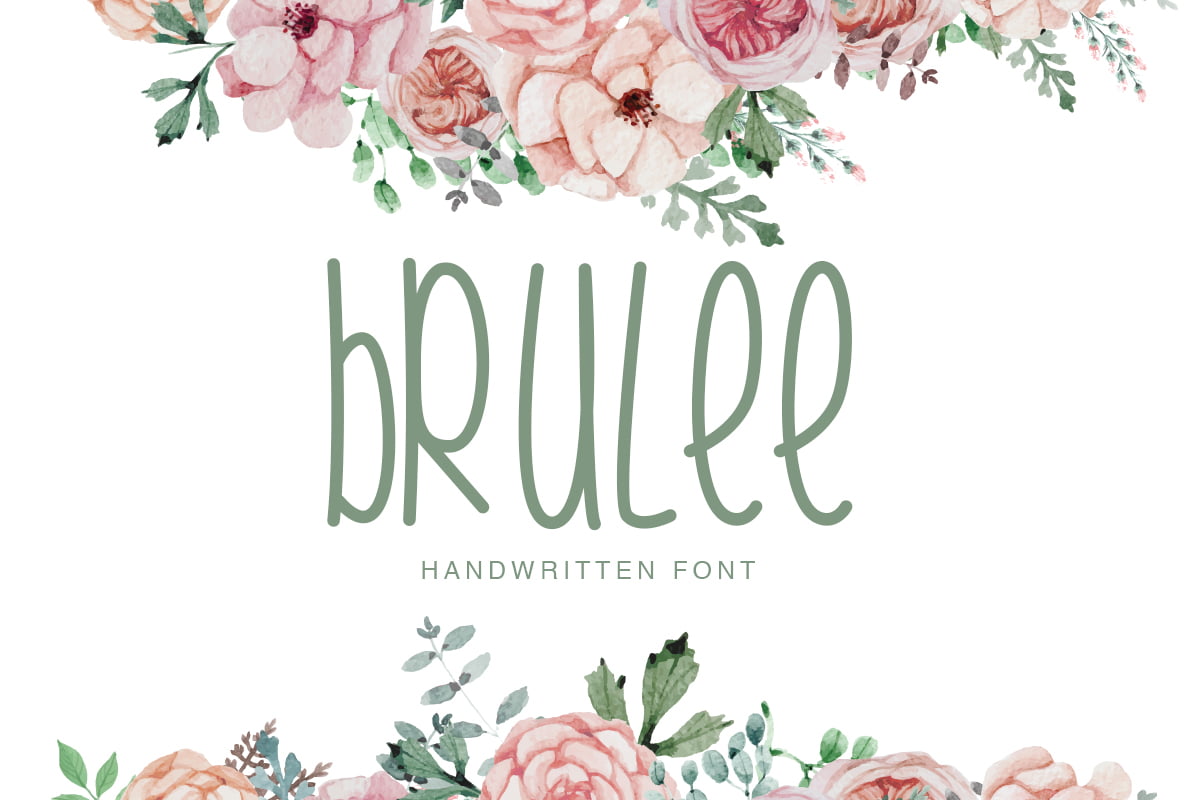 Brulee Handwriting