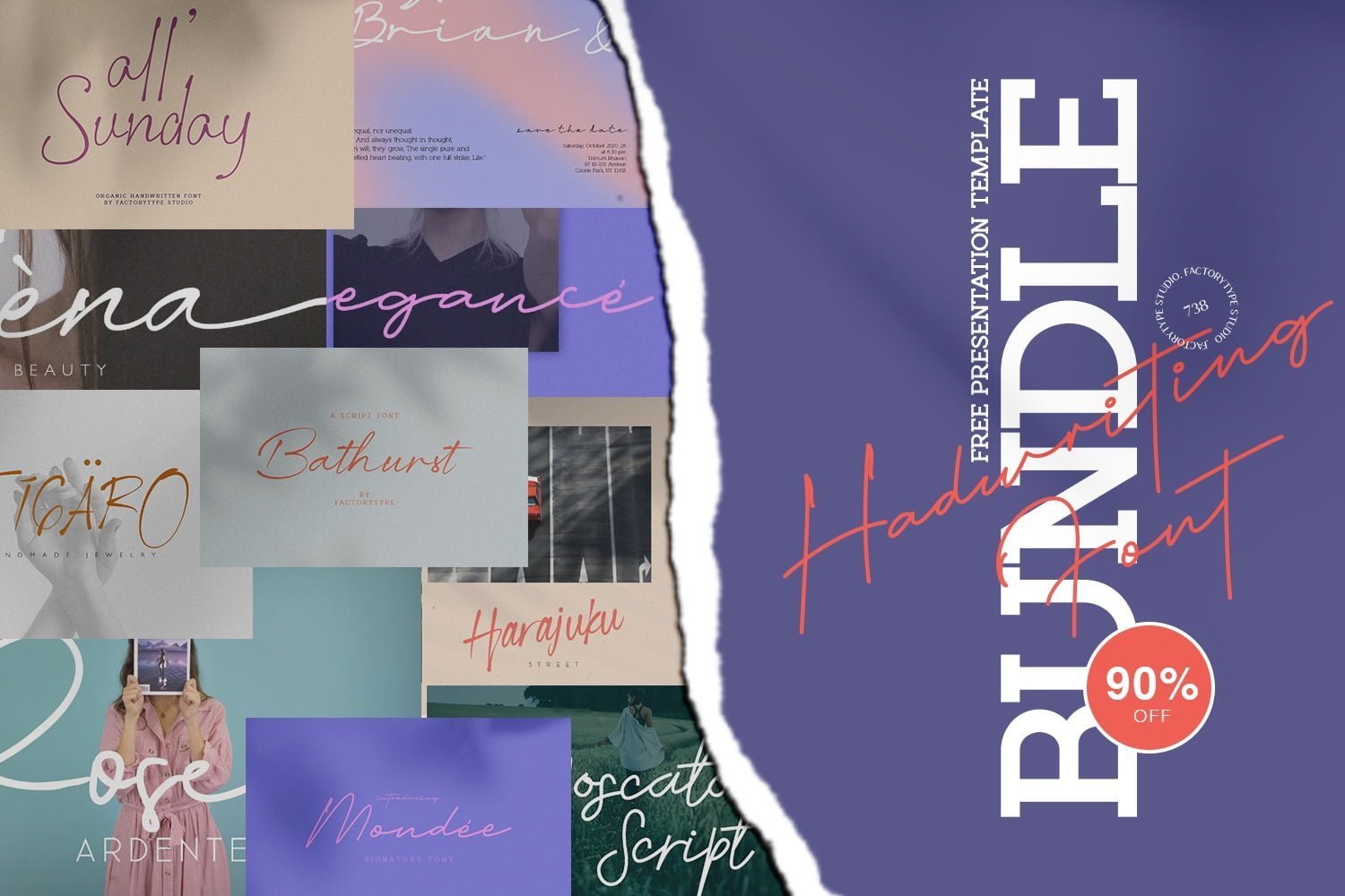 The Handwriting Font Bundle