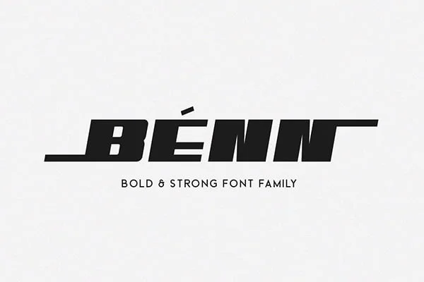 Benn Sport Font