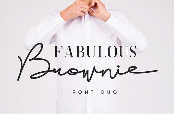 Brownie Font Duo