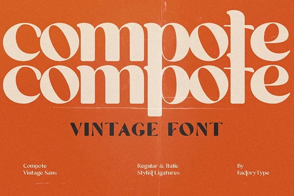 Compote Font