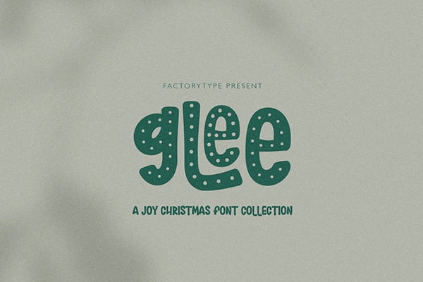 Glee Christmas Font