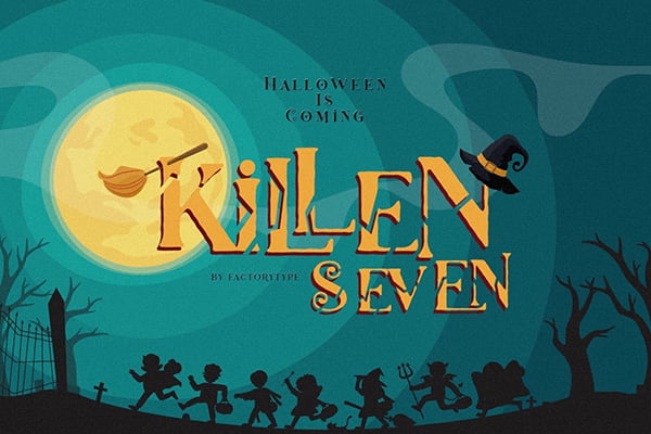 Killen Seven Hallowen Font