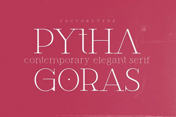 Pythagoras Contemporary Serif