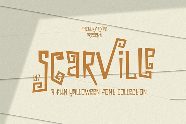 Scarville Halloween Font